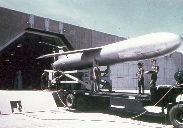 An assembled CGM-13B on the launcher